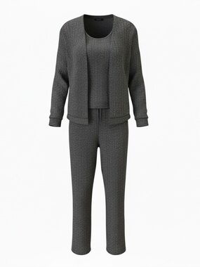 Live2Lounge 3-Piece Textured Lounge Set - Charcoal